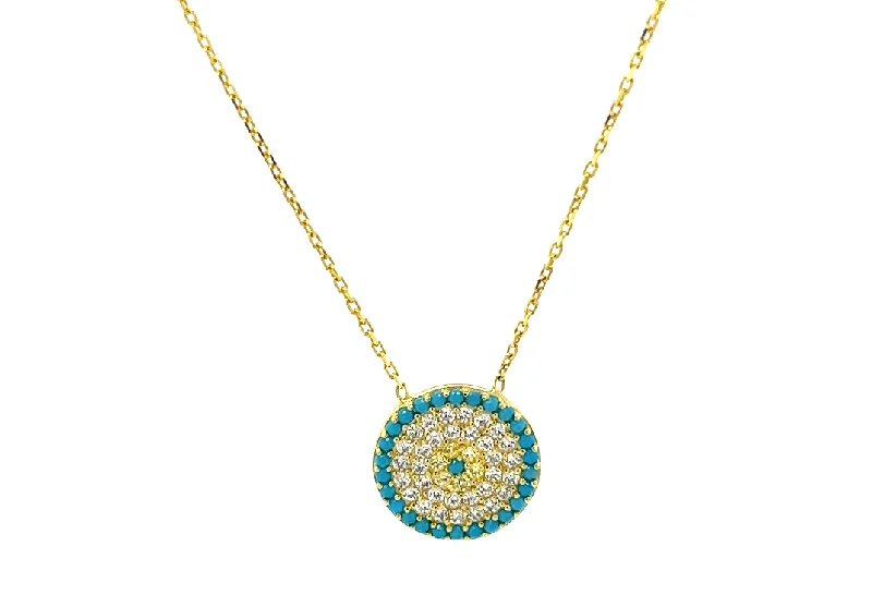 Elegant Jewelry At Unbeatable Offers – Shop Before It's Gone "SELENE" Evil Eye CZ Necklace Elegant Jewelry At Unbeatable Offers – Shop Before It's Gone "SELENE" Evil Eye CZ Necklace