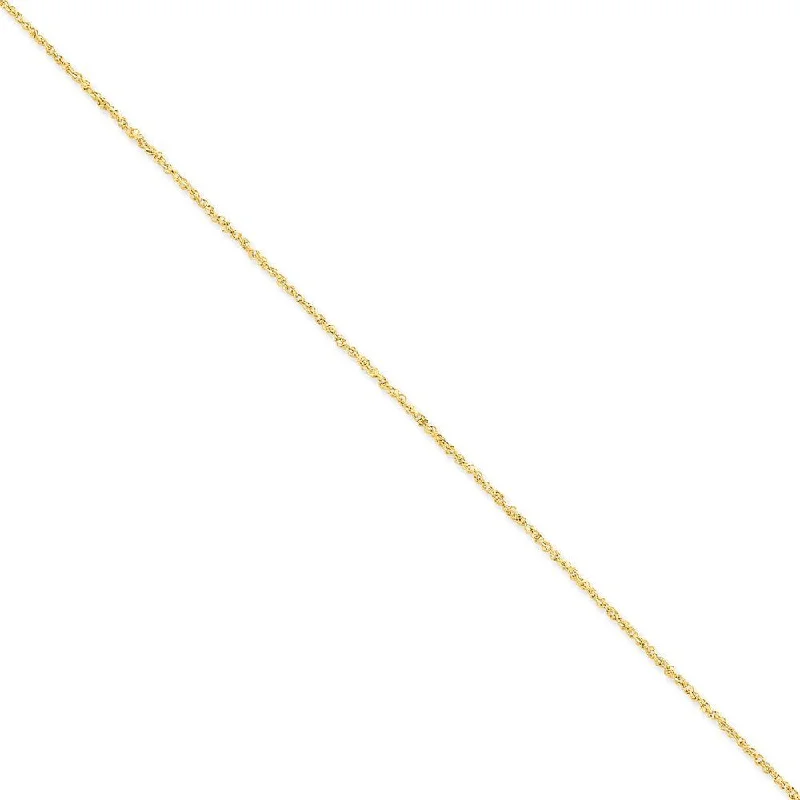 Premium Jewelry, Premium Discounts – Act Fast 1.7mm, 14k Yellow Gold, Ropa Chain Anklet Premium Jewelry, Premium Discounts – Act Fast 1.7mm, 14k Yellow Gold, Ropa Chain Anklet