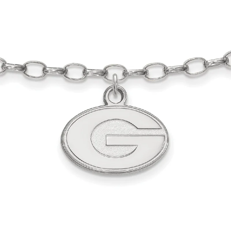 Affordable Luxury Jewelry For Every Occasion Sterling Silver University of Georgia Anklet, 9 Inch Affordable Luxury Jewelry For Every Occasion Sterling Silver University of Georgia Anklet, 9 Inch