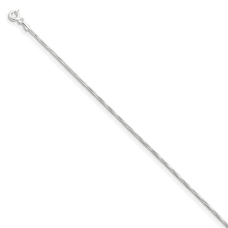 Elegant Jewelry, Exclusive Prices – Shop Now Sterling Silver 1.2mm Round High Polished Snake Chain Anklet, 9 Inch Elegant Jewelry, Exclusive Prices – Shop Now Sterling Silver 1.2mm Round High Polished Snake Chain Anklet, 9 Inch