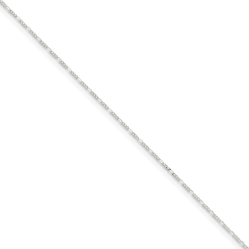 Luxury Jewelry Now At Special Promotional Rates Sterling Silver 1.5mm Solid Figaro Chain Anklet, 9 Inch Luxury Jewelry Now At Special Promotional Rates Sterling Silver 1.5mm Solid Figaro Chain Anklet, 9 Inch