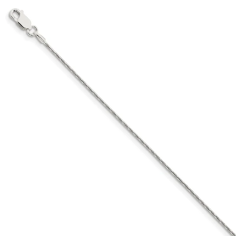 Versatile Layering Jewelry For Effortless Chic Sterling Silver 1mm Round Snake Chain Anklet, 9 Inch Versatile Layering Jewelry For Effortless Chic Sterling Silver 1mm Round Snake Chain Anklet, 9 Inch