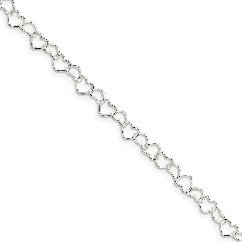 Holiday Jewelry Sale – Perfect Gifts At The Best Prices Sterling Silver Chain of Hugging Hearts Anklet, 10 Inch Holiday Jewelry Sale – Perfect Gifts At The Best Prices Sterling Silver Chain of Hugging Hearts Anklet, 10 Inch