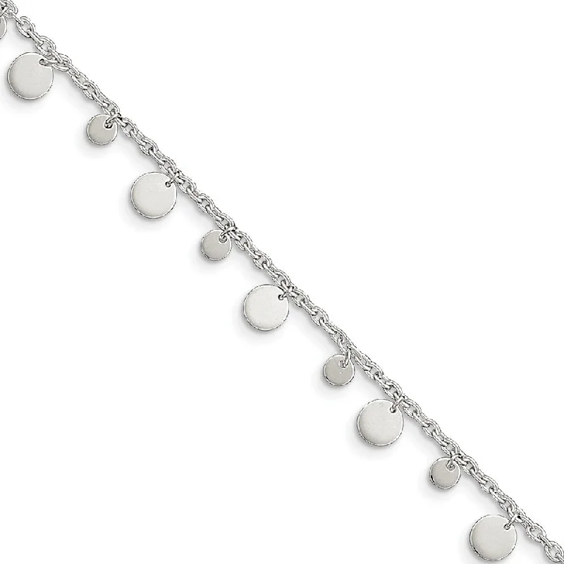 Shine In Style – Shop Jewelry Discounts Today Sterling Silver Circle Drop Anklet, 10 Inch Shine In Style – Shop Jewelry Discounts Today Sterling Silver Circle Drop Anklet, 10 Inch