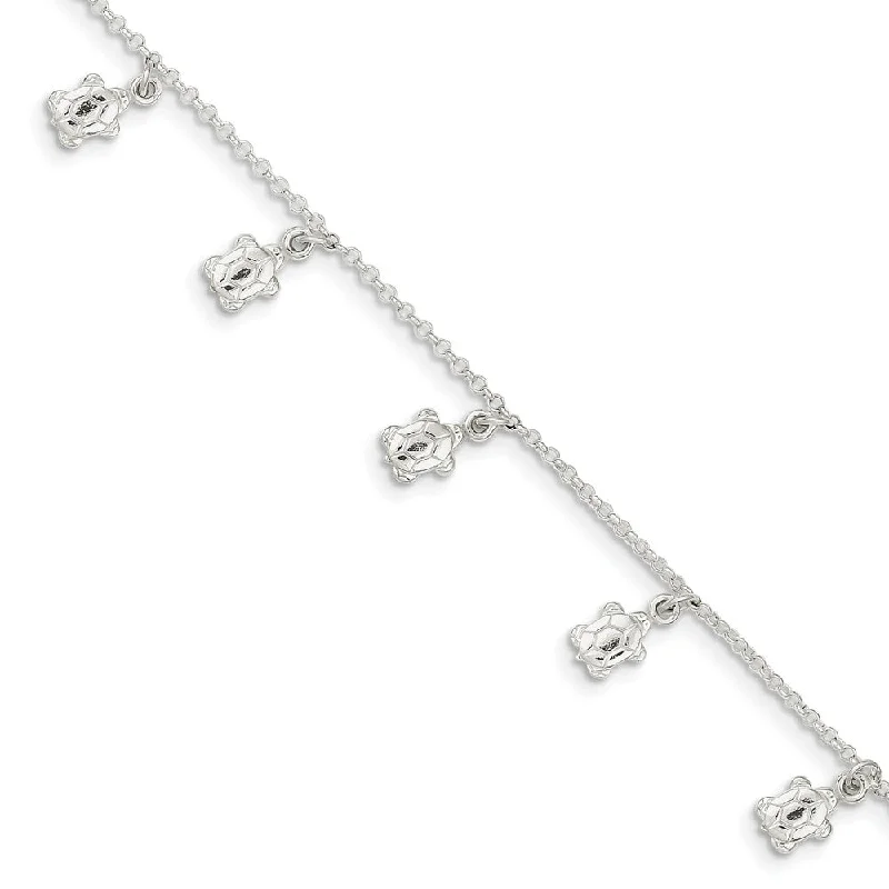 Holiday Jewelry Sale – Perfect Gifts At Great Prices Sterling Silver Dangling Sea Turtle Adjustable Anklet, 9 Inch Holiday Jewelry Sale – Perfect Gifts At Great Prices Sterling Silver Dangling Sea Turtle Adjustable Anklet, 9 Inch