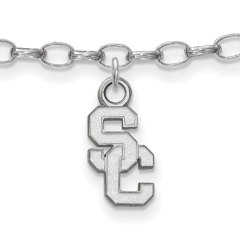 Grab Stylish Jewelry Before The Sale Ends Sterling Silver Rhodium Plated U of Southern California Anklet, 9 Inch Grab Stylish Jewelry Before The Sale Ends Sterling Silver Rhodium Plated U of Southern California Anklet, 9 Inch