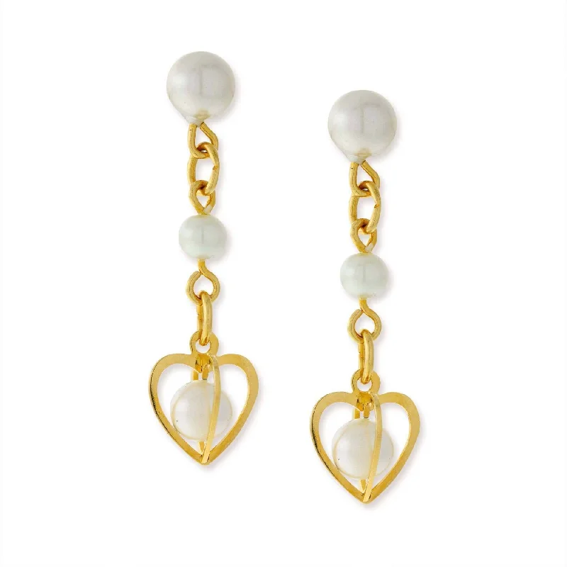 Flash Sale On Stunning Jewelry – Don't Miss Out 1928 Jewelry Double Faux Pearl Drop Heart Earrings Flash Sale On Stunning Jewelry – Don't Miss Out 1928 Jewelry Double Faux Pearl Drop Heart Earrings