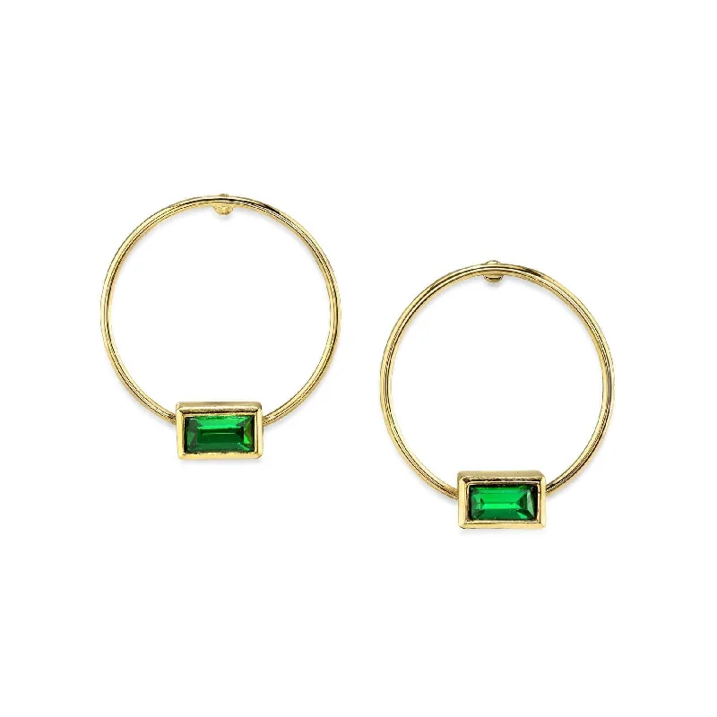 Elegant Jewelry Pieces At Unbelievable Prices 1928 Jewelry Rectangle Crystal Hoop Stainless Steel Post Earrings Elegant Jewelry Pieces At Unbelievable Prices 1928 Jewelry Rectangle Crystal Hoop Stainless Steel Post Earrings