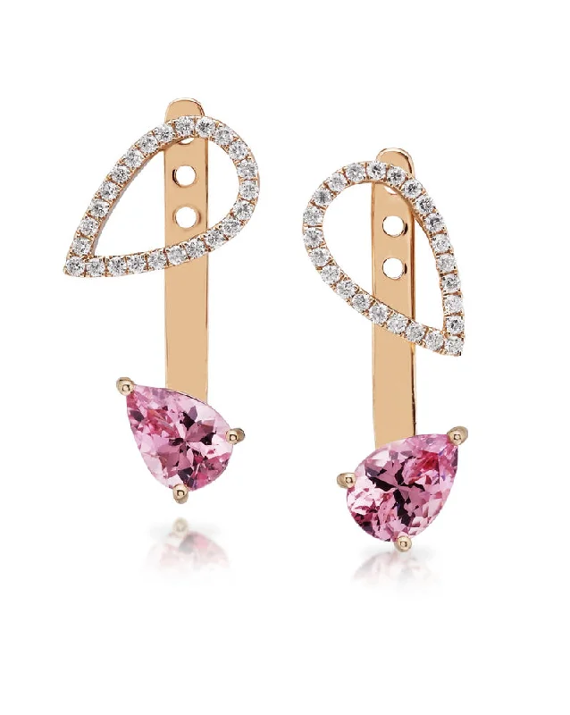 High-End Sparkle, Low-End Prices – Jewelry Sale Live 14K Rose Gold Lotus Garnet/Diamond Earrings High-End Sparkle, Low-End Prices – Jewelry Sale Live 14K Rose Gold Lotus Garnet/Diamond Earrings