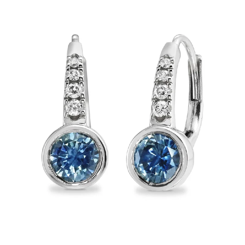Don't Miss These Dazzling Jewelry Discounts 14K White Gold Montana Sapphire/Diamond Earrings Don't Miss These Dazzling Jewelry Discounts 14K White Gold Montana Sapphire/Diamond Earrings