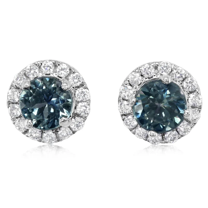 Flash Sale On Stunning Jewelry – Limited Stock Available 14K White Gold Montana Sapphire Earrings Flash Sale On Stunning Jewelry – Limited Stock Available 14K White Gold Montana Sapphire Earrings