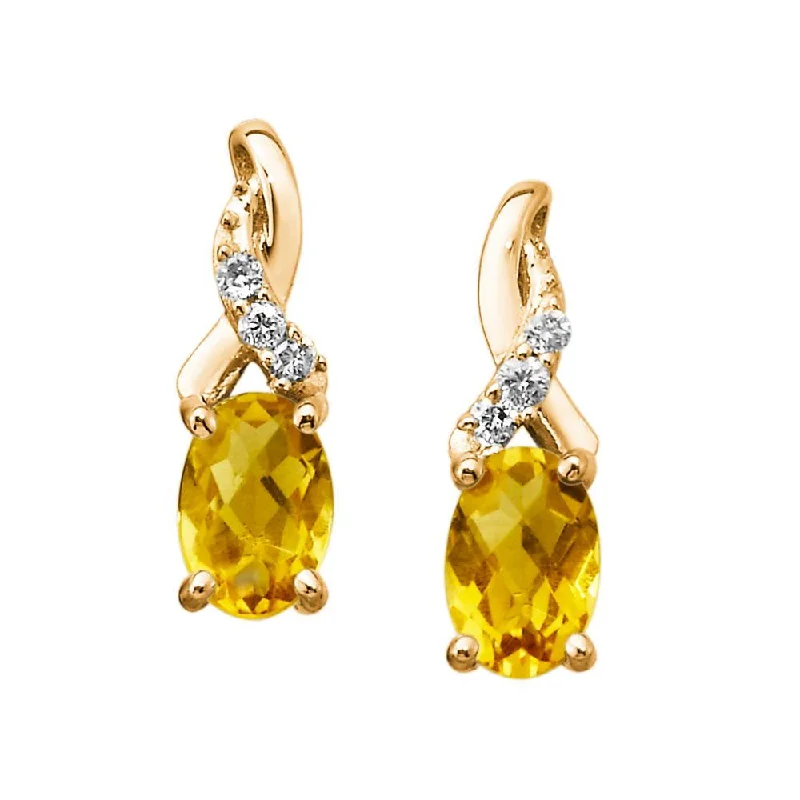 Bold And Beautiful Jewelry Now At Irresistible Prices 14K Yellow Gold Citrine/Diamond Earrings Bold And Beautiful Jewelry Now At Irresistible Prices 14K Yellow Gold Citrine/Diamond Earrings