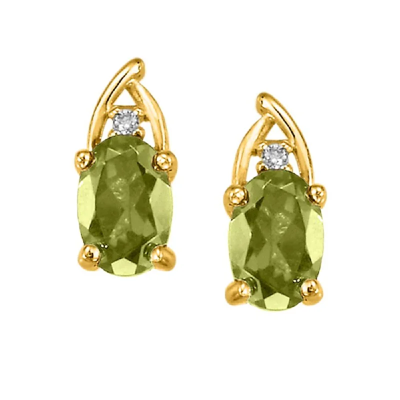 Last Chance To Grab Your Favorite Jewelry At A Discount 14K Yellow Gold Peridot/Diamond Earrings Last Chance To Grab Your Favorite Jewelry At A Discount 14K Yellow Gold Peridot/Diamond Earrings
