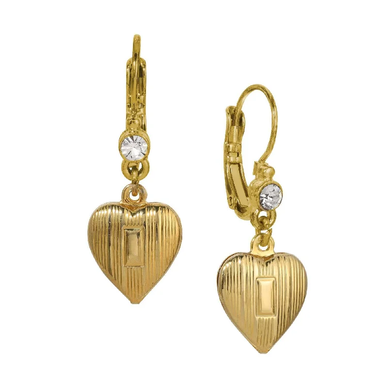 Grab Exquisite Jewelry At The Lowest Prices 1928 Jewelry Crystal & Classic Heart Drop Earrings Grab Exquisite Jewelry At The Lowest Prices 1928 Jewelry Crystal & Classic Heart Drop Earrings