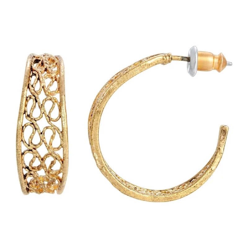 Sparkle In Style With Our Best Jewelry Deals 1928 Jewelry Filigree Ice Hoop Earrings Sparkle In Style With Our Best Jewelry Deals 1928 Jewelry Filigree Ice Hoop Earrings