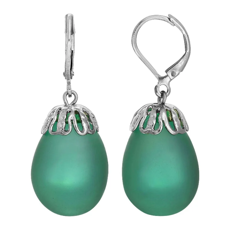 Premium Jewelry At Special Low Prices For A Limited Time 1928 Jewelry Frosted Glass Egg Drop Earrings Premium Jewelry At Special Low Prices For A Limited Time 1928 Jewelry Frosted Glass Egg Drop Earrings
