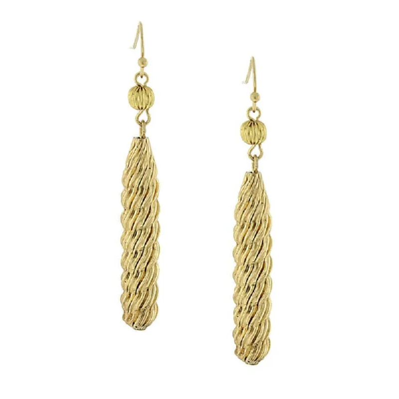 Premium Jewelry Now Available At Special Discounts 1928 Jewelry Gold Textured Fluted Tube Dangle Earrings Premium Jewelry Now Available At Special Discounts 1928 Jewelry Gold Textured Fluted Tube Dangle Earrings