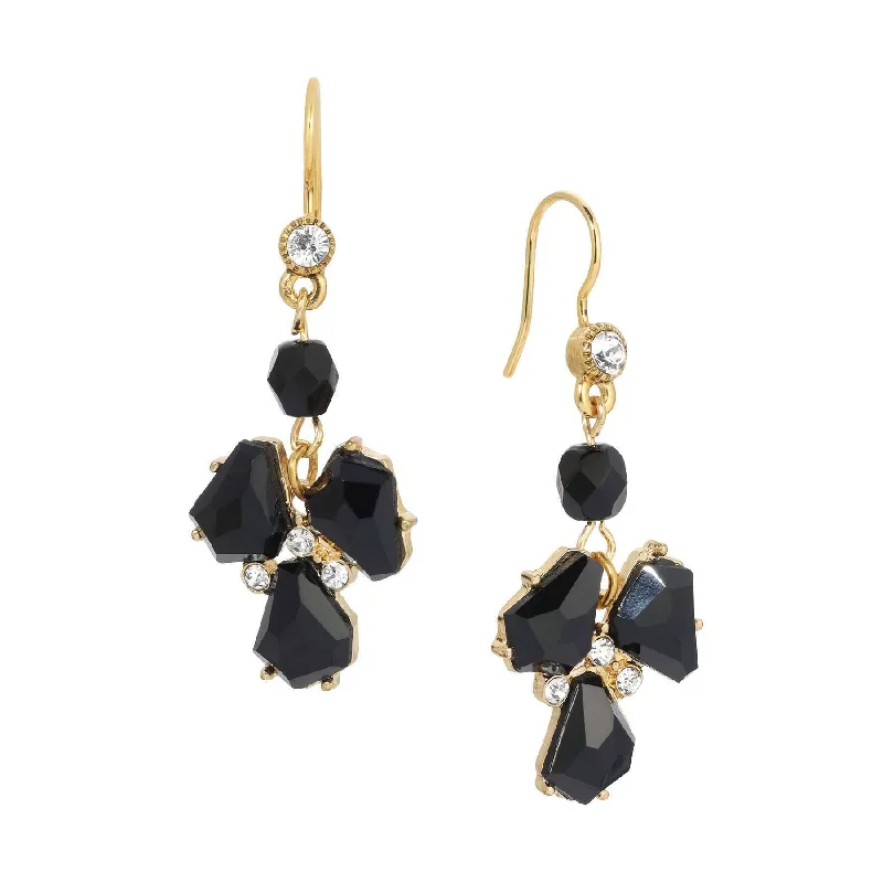 Premium Jewelry, Premium Discounts – Act Fast 1928 Jewelry Melange Black Stone Crystal Drop Earrings Premium Jewelry, Premium Discounts – Act Fast 1928 Jewelry Melange Black Stone Crystal Drop Earrings