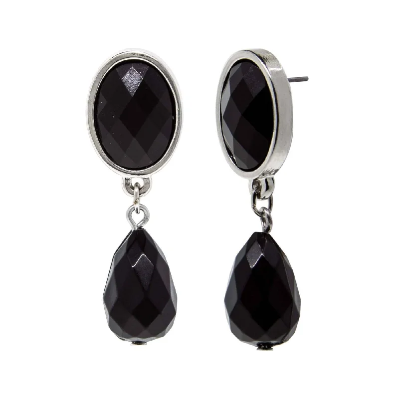 Dazzle With Discounts – Shop Jewelry On Sale 1928 Jewelry Oval And Teardrop Black Faceted Post Drop Earrings Dazzle With Discounts – Shop Jewelry On Sale 1928 Jewelry Oval And Teardrop Black Faceted Post Drop Earrings