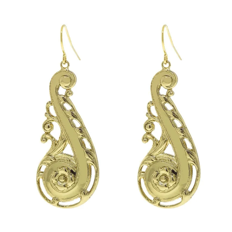 Flash Deals On Fine Jewelry – Shop Before It's Gone 1928 Jewelry Swirly Statement Floral Drop Earrings Flash Deals On Fine Jewelry – Shop Before It's Gone 1928 Jewelry Swirly Statement Floral Drop Earrings