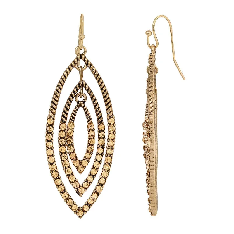 Don't Miss Out On Jaw-Dropping Jewelry Discounts 2028 Jewelry Triple Oval Layered Crystal Drop Earrings Don't Miss Out On Jaw-Dropping Jewelry Discounts 2028 Jewelry Triple Oval Layered Crystal Drop Earrings