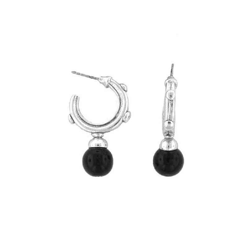 Best Jewelry Sale Prices – Limited-Time Offer Antiquities Couture Black Drop Hoop Earrings Best Jewelry Sale Prices – Limited-Time Offer Antiquities Couture Black Drop Hoop Earrings