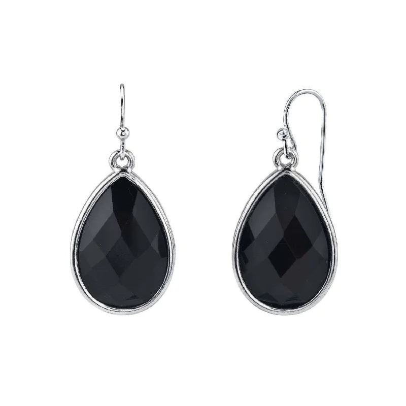 Stunning Statement Jewelry, Unbeatable Discounts 2028 Jewelry Black Faceted Teardrop Drop Earrings Stunning Statement Jewelry, Unbeatable Discounts 2028 Jewelry Black Faceted Teardrop Drop Earrings