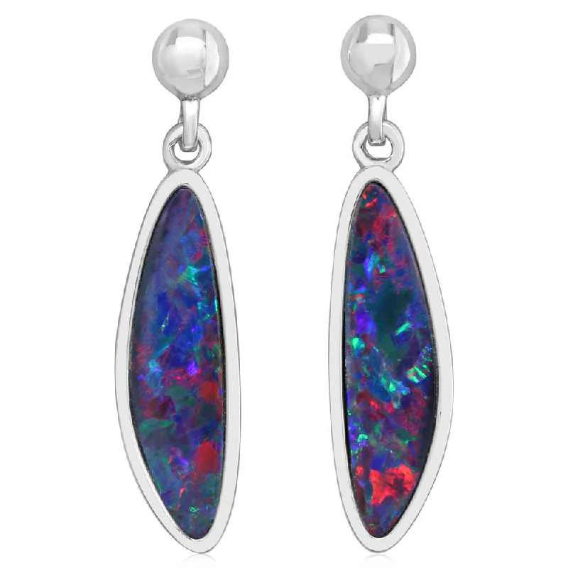 Best Jewelry Deals – Shop Premium Pieces At Great Prices Sterling Silver Australian Opal Doublet Dangle Earrings Best Jewelry Deals – Shop Premium Pieces At Great Prices Sterling Silver Australian Opal Doublet Dangle Earrings