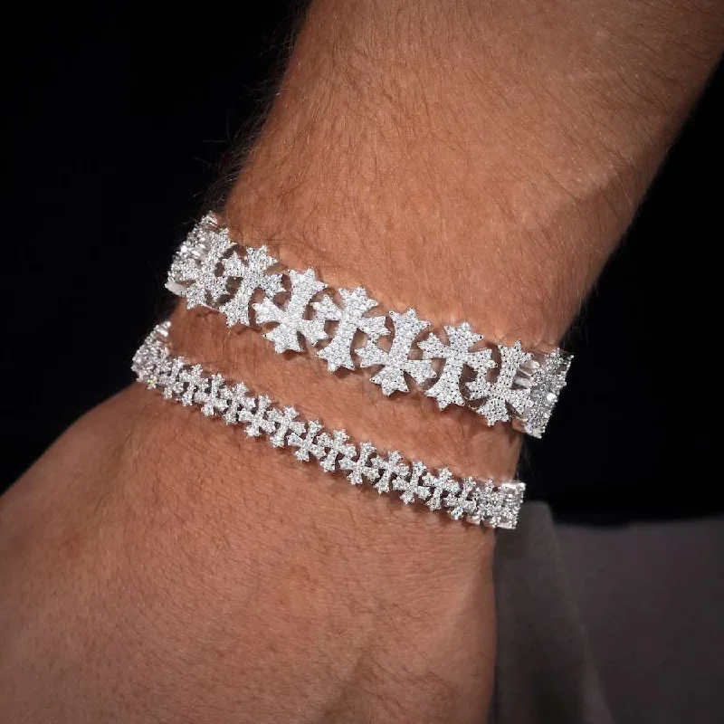 Sparkle In Style With Our Best Jewelry Deals Moissanite Cross Link Bracelet 14K Gold (All Sizes) Sparkle In Style With Our Best Jewelry Deals Moissanite Cross Link Bracelet 14K Gold (All Sizes)