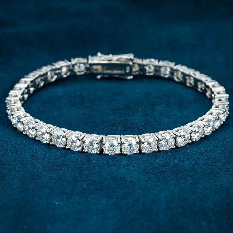 Affordable Luxury Jewelry For Every Occasion 5MM Moissanite Tennis Bracelet 14K Gold Affordable Luxury Jewelry For Every Occasion 5MM Moissanite Tennis Bracelet 14K Gold