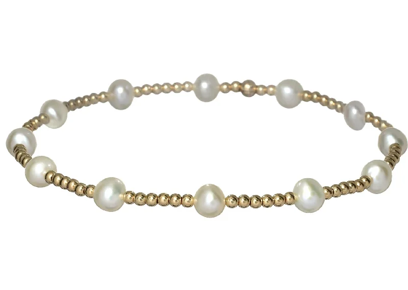 Buy More, Save More On Stunning Jewelry Pieces "BARA" 14k gold-filled & pearl beaded bracelet Buy More, Save More On Stunning Jewelry Pieces "BARA" 14k gold-filled & pearl beaded bracelet