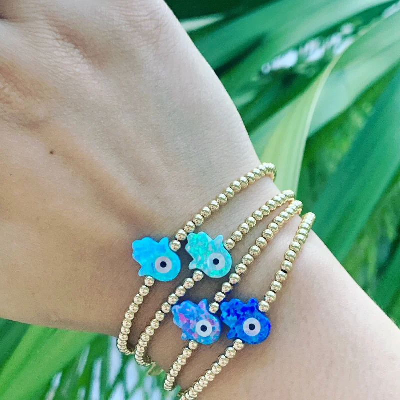 Premium Jewelry At Promotional Prices – Shine Today bara boheme | Hamsa Evil Eye Opal Charm Bracelet Premium Jewelry At Promotional Prices – Shine Today bara boheme | Hamsa Evil Eye Opal Charm Bracelet