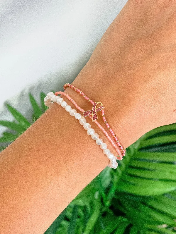 Best-Selling Jewelry Styles Now At Exclusive Discounts Breast Cancer Ribbon Stretch Bracelet Set Best-Selling Jewelry Styles Now At Exclusive Discounts Breast Cancer Ribbon Stretch Bracelet Set