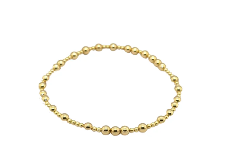 Unique Jewelry For Less – Shop The Sale Now "BROOKE" Gold Filled Ball Beaded Bracelet Unique Jewelry For Less – Shop The Sale Now "BROOKE" Gold Filled Ball Beaded Bracelet