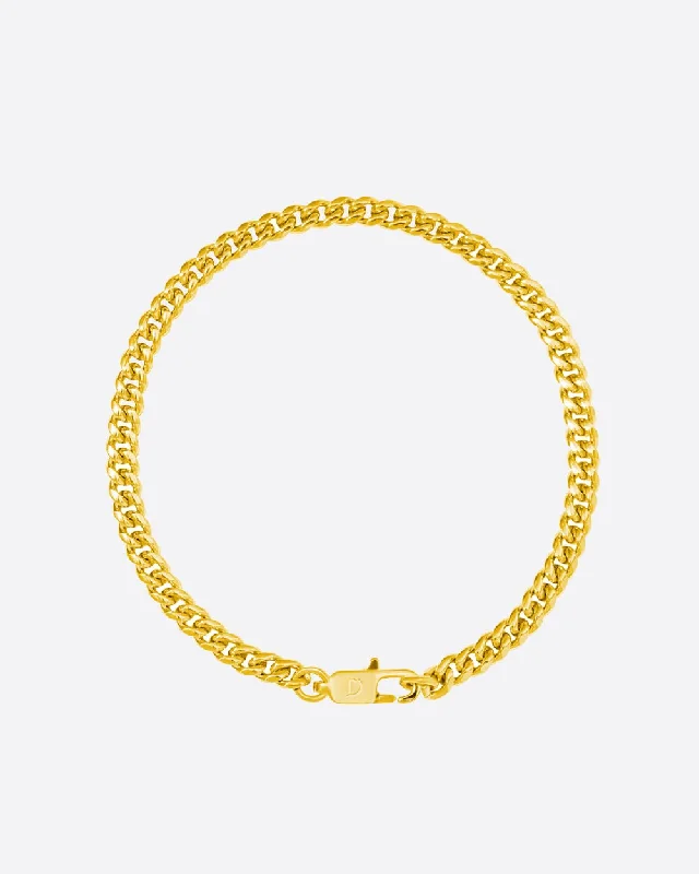 Flash Deals On Fine Jewelry – Shop Before It's Gone CLEAN CUBANA BRACELET. - 4MM 18K GOLD Flash Deals On Fine Jewelry – Shop Before It's Gone CLEAN CUBANA BRACELET. - 4MM 18K GOLD