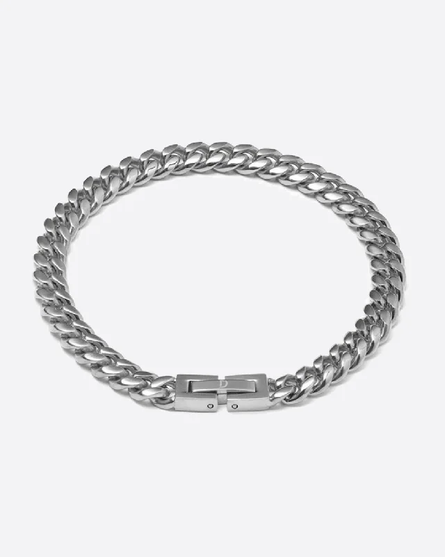 Make Your Outfit Shine With Discounted Jewelry CLEAN CUBANA BRACELET. - 6MM WHITE GOLD Make Your Outfit Shine With Discounted Jewelry CLEAN CUBANA BRACELET. - 6MM WHITE GOLD