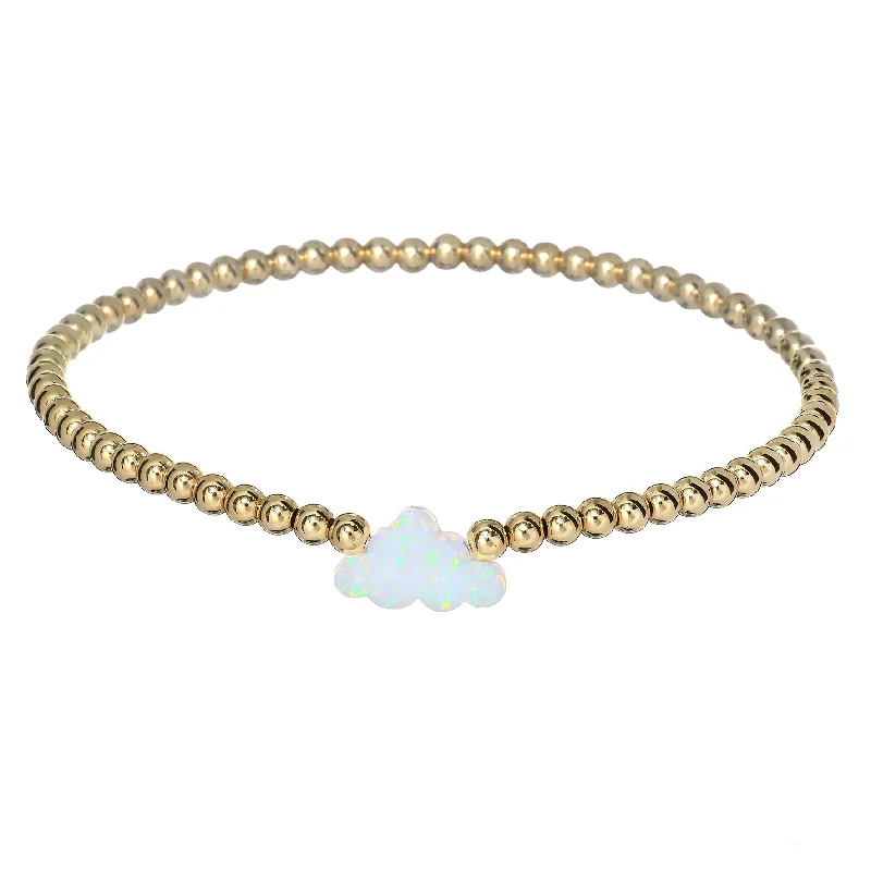 Upgrade Your Collection With Our Limited-Time Jewelry Sale "Cloud" Opal Charm and Gold Filled Ball Beaded Bracelet Upgrade Your Collection With Our Limited-Time Jewelry Sale "Cloud" Opal Charm and Gold Filled Ball Beaded Bracelet