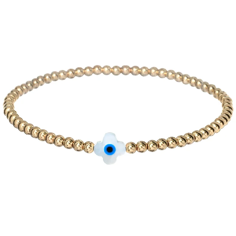 Limited-Time Jewelry Discounts – Shine Without The Splurge "CLOVER EVIL EYE" MOP Opal Charm Bracelet Limited-Time Jewelry Discounts – Shine Without The Splurge "CLOVER EVIL EYE" MOP Opal Charm Bracelet