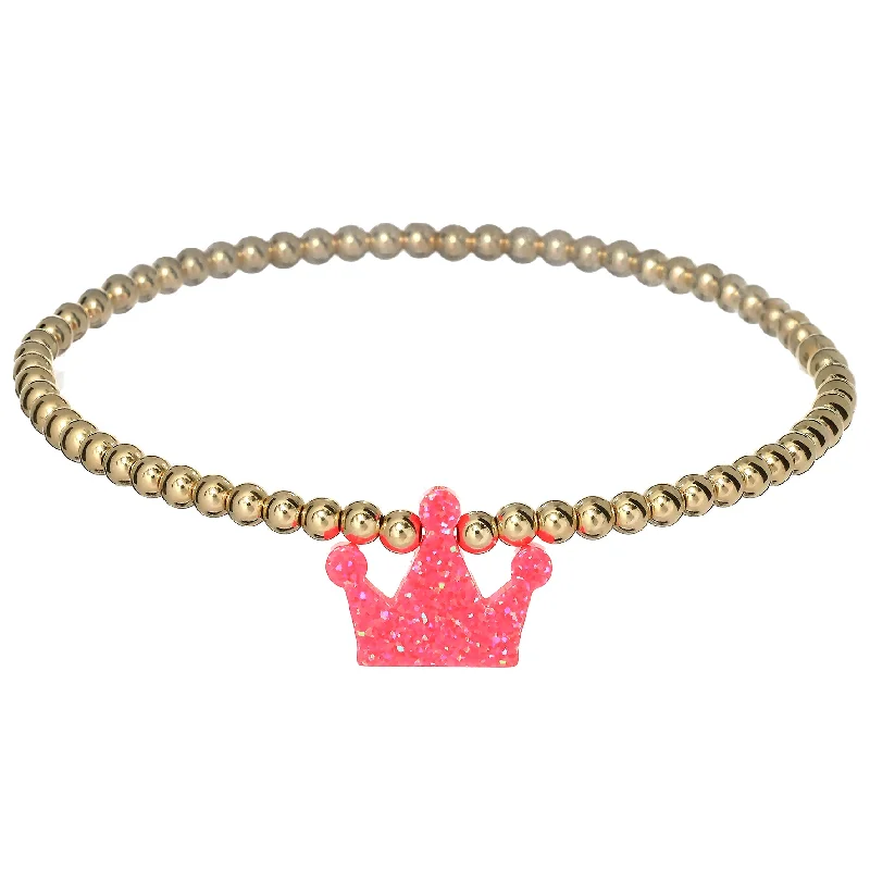 Timeless Jewelry, Timeless Savings – Don't Wait "CROWN" Opal Charm and Gold Filled Ball Beaded Bracelet Timeless Jewelry, Timeless Savings – Don't Wait "CROWN" Opal Charm and Gold Filled Ball Beaded Bracelet