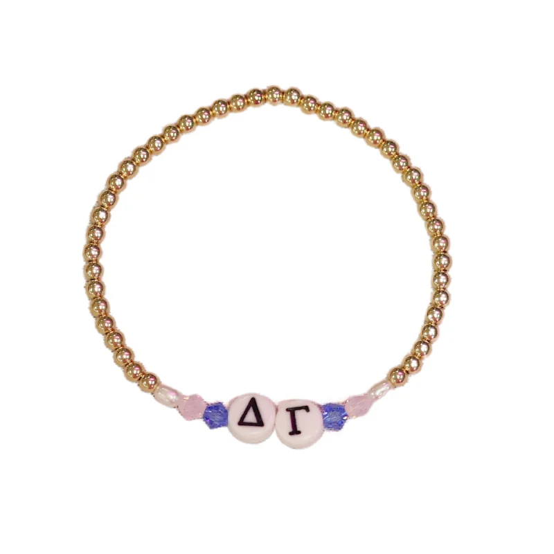 Trendy And Classic Jewelry Now At Reduced Prices bara Boheme | "DELTA GAMMA" Sorority Greek Letter Ball Beaded Bracelet Trendy And Classic Jewelry Now At Reduced Prices bara Boheme | "DELTA GAMMA" Sorority Greek Letter Ball Beaded Bracelet