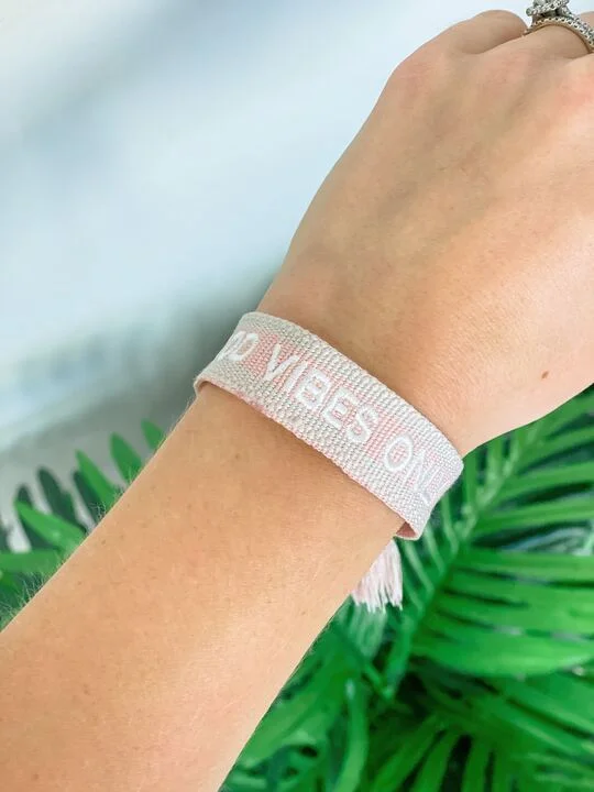 Shop Dazzling Rings, Earrings, And More At Special Discounts 'Good Vibes Only' Pull Tassel Bracelet Shop Dazzling Rings, Earrings, And More At Special Discounts 'Good Vibes Only' Pull Tassel Bracelet