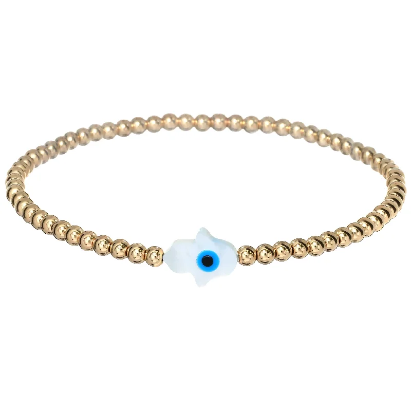 Seasonal Jewelry Clearance – Best Styles At The Lowest Prices "HAND EVIL EYE" MOP Opal Charm Bracelet Seasonal Jewelry Clearance – Best Styles At The Lowest Prices "HAND EVIL EYE" MOP Opal Charm Bracelet