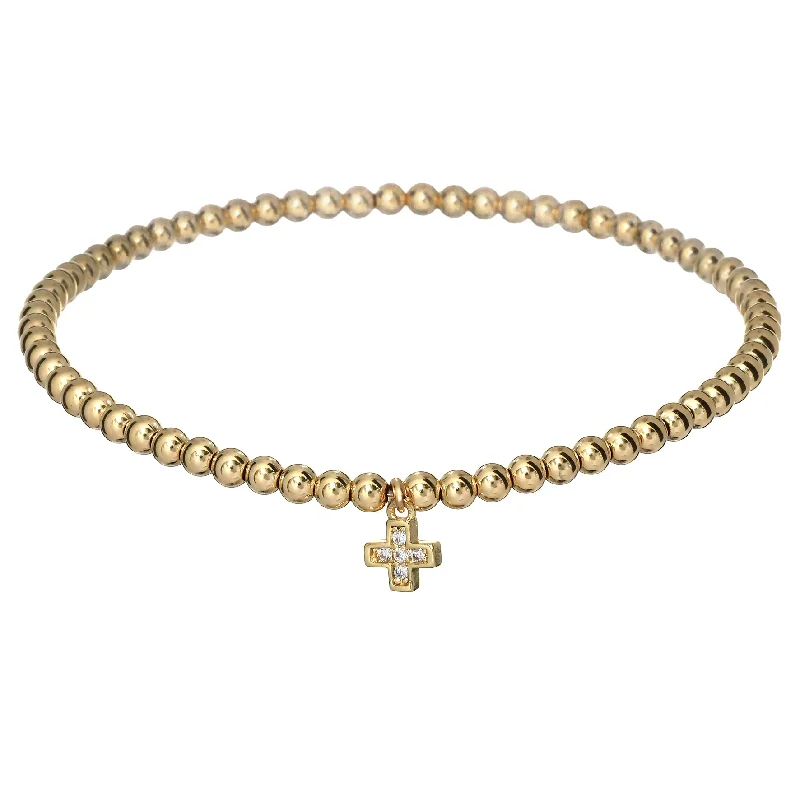 Elegant Jewelry At Unbeatable Prices – Shop Today "HANNAH" Cross Pave CZ Ball Beaded Bracelet Elegant Jewelry At Unbeatable Prices – Shop Today "HANNAH" Cross Pave CZ Ball Beaded Bracelet