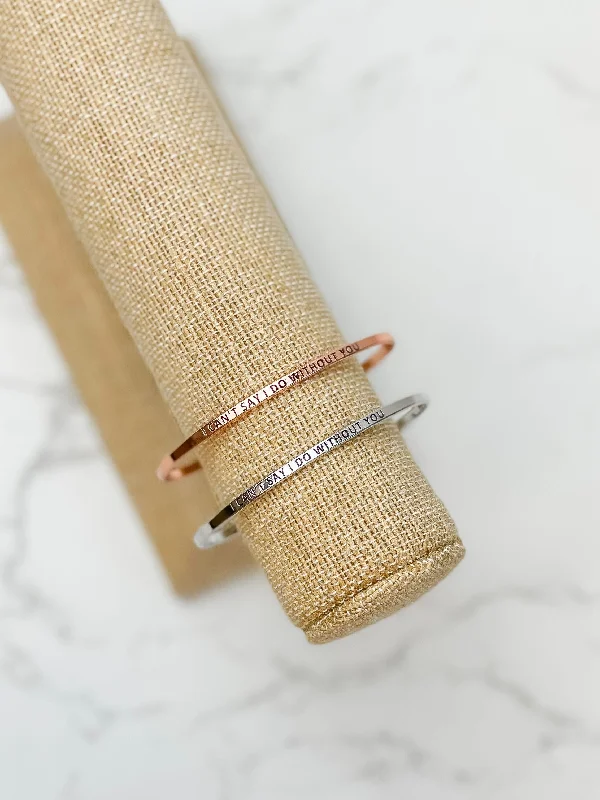 Bohemian-Inspired Jewelry For Free-Spirited Fashion 'I Can't Say I Do Without You' Cuff Bracelets Bohemian-Inspired Jewelry For Free-Spirited Fashion 'I Can't Say I Do Without You' Cuff Bracelets