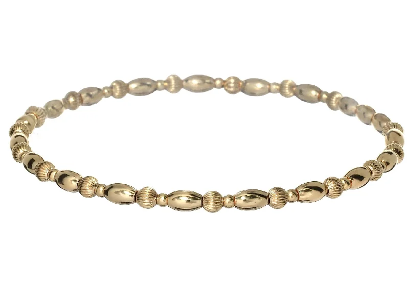 Unique Jewelry Designs Now At Discounted Rates "NOA OVAL" 14k gold-filled beaded bracelet Unique Jewelry Designs Now At Discounted Rates "NOA OVAL" 14k gold-filled beaded bracelet