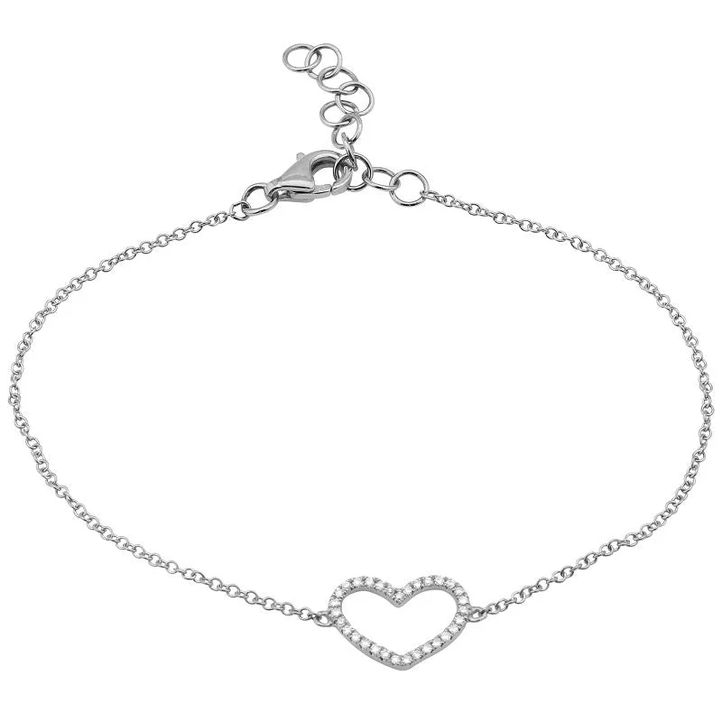 Elegant Jewelry At Unbeatable Offers – Shop Before It's Gone Open Heart Diamond Bracelet Elegant Jewelry At Unbeatable Offers – Shop Before It's Gone Open Heart Diamond Bracelet
