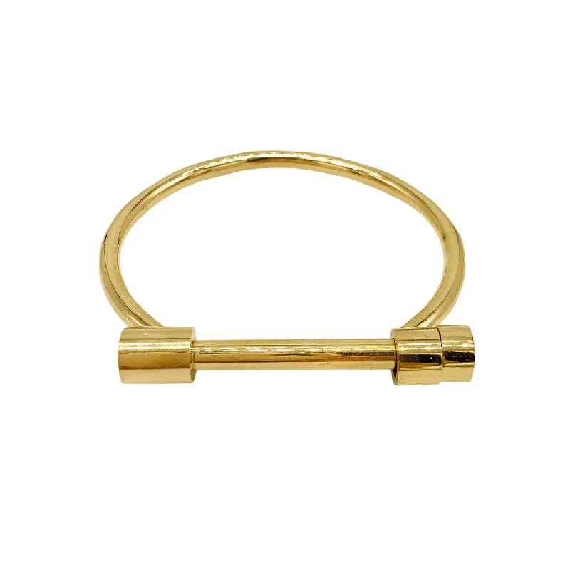 Seasonal Jewelry Deals – Elevate Your Style Tarnish Resistant 14k Gold Plated Screw Cuff Seasonal Jewelry Deals – Elevate Your Style Tarnish Resistant 14k Gold Plated Screw Cuff