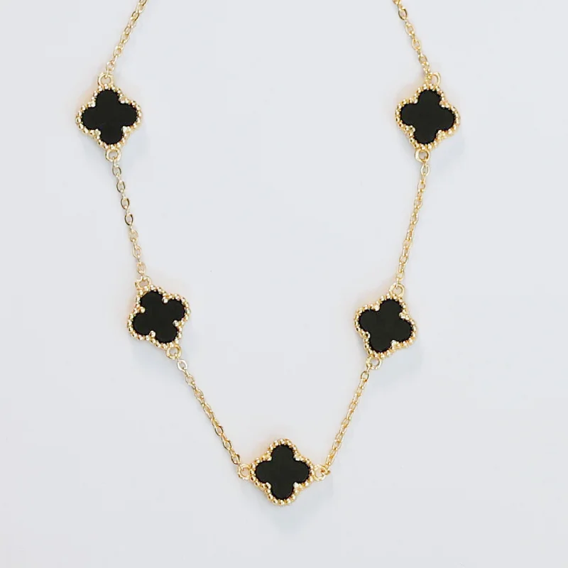 Exclusive Jewelry Sale – Limited-Time Discounts "Timeless" Small 5 Double Sided Clover Bracelet Exclusive Jewelry Sale – Limited-Time Discounts "Timeless" Small 5 Double Sided Clover Bracelet