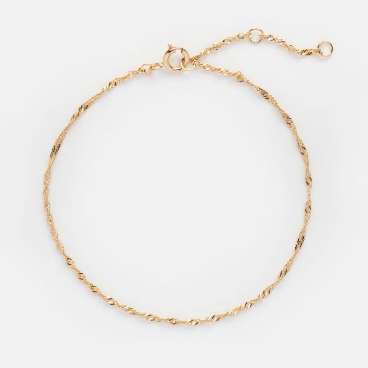 Unmissable Jewelry Sale – Shop Before It's Too Late Solid Gold Twisted Chain Bracelet Unmissable Jewelry Sale – Shop Before It's Too Late Solid Gold Twisted Chain Bracelet