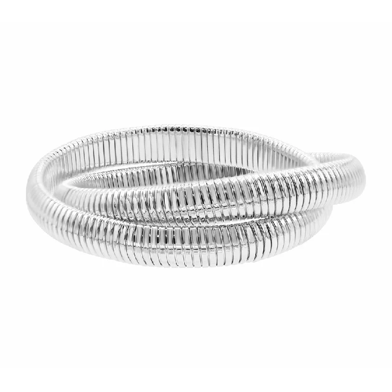 Jewelry Clearance – Final Chance To Save Big Sterling Silver Plated 2-Layer Omega Chain Bracelet Jewelry Clearance – Final Chance To Save Big Sterling Silver Plated 2-Layer Omega Chain Bracelet